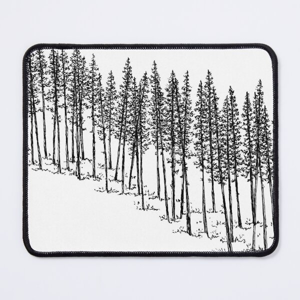 Item preview, Trees on a slope #1 designed and sold by Laura Carim Todd.