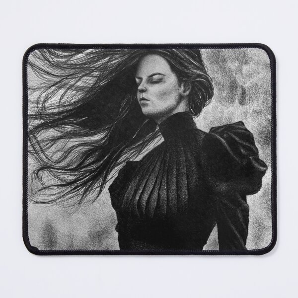 Item preview, The Wind Whispers Her Name, 2024, 50-65cm, pencil on paper designed and sold by oanaunciuleanu.