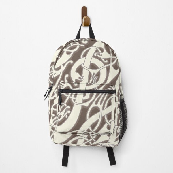 Item preview, LookViking Broa Viking Style White and Brown Pattern designed and sold by lookviking.