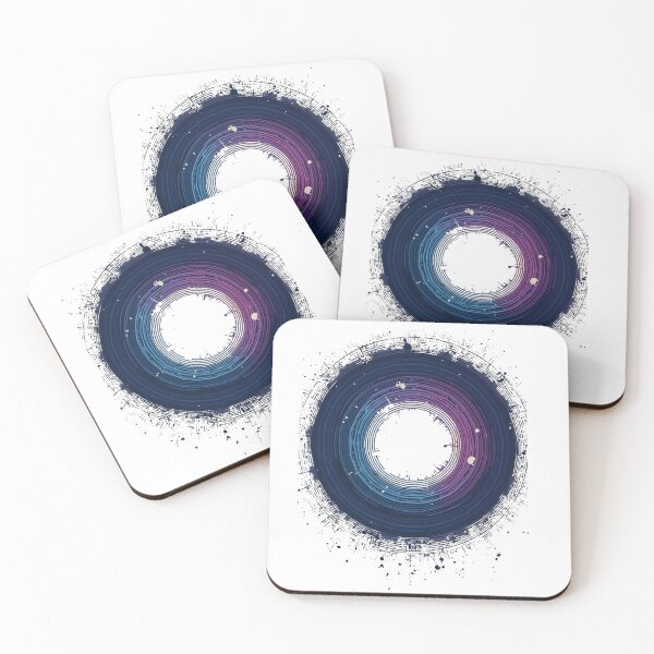 Item preview, Abstract Circular Splash Art - Modern Digital Ink Design designed and sold by VibeTCreations.