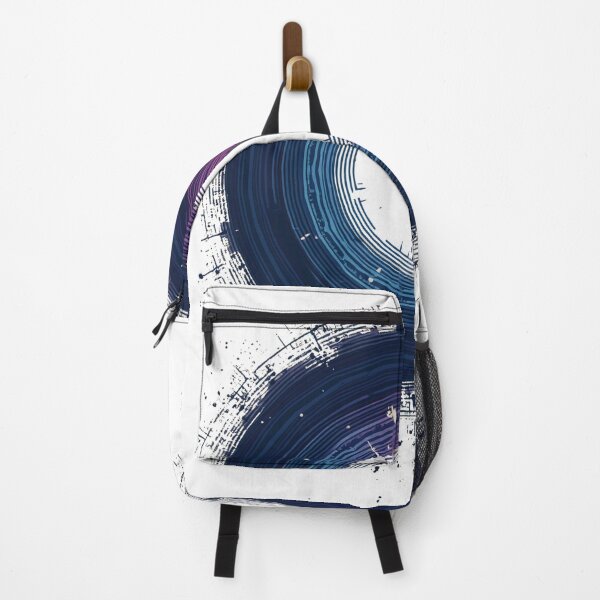 Item preview, Abstract Circular Splash Art - Modern Digital Ink Design designed and sold by VibeTCreations.