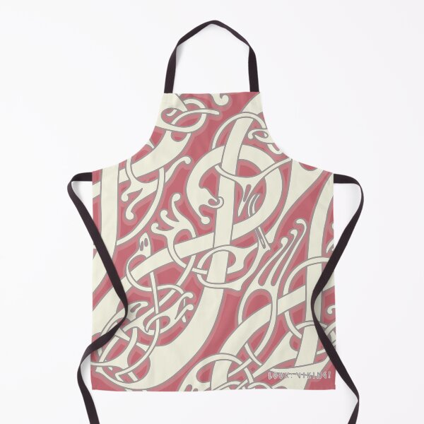 Item preview, LookViking Broa Viking Style White and Pink Pattern designed and sold by lookviking.