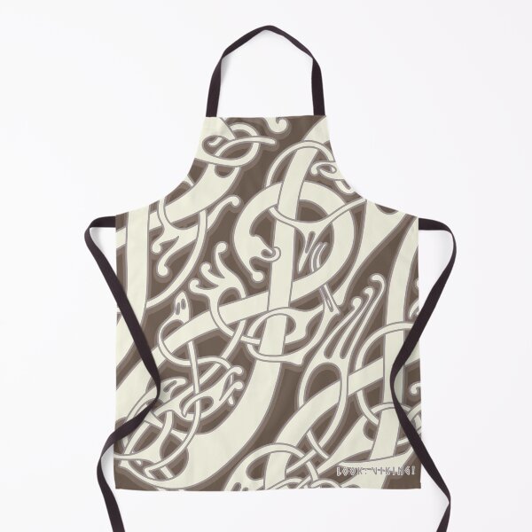 Item preview, LookViking Broa Viking Style White and Brown Pattern designed and sold by lookviking.