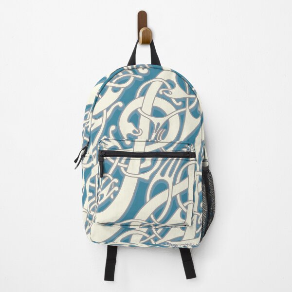 Item preview, LookViking Broa Viking Style White and Blue Pattern designed and sold by lookviking.