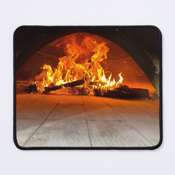 Item preview, Flames inside a wood fired pizza oven designed and sold by Xavier Russo.