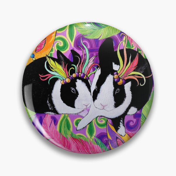 Item preview, Mardi Gras Buns designed and sold by CatPaigeCreate.