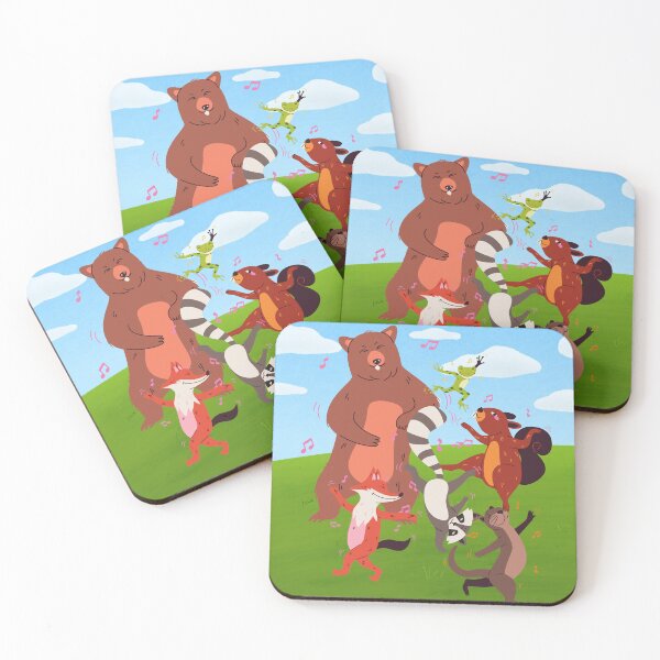 Item preview, Animal dance party (dopamine blast) designed and sold by CatatonicCouch.