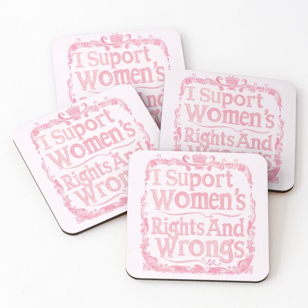 Item preview, Support Women's Rights and Wrongs (Pink) designed and sold by hnnhsmth95.