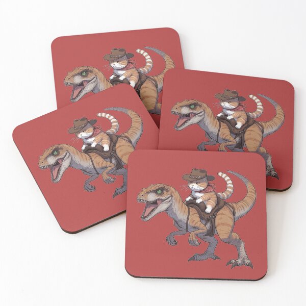 Item preview, CAT RIDING VELOCIRAPTOR 2 designed and sold by Demigrancias.