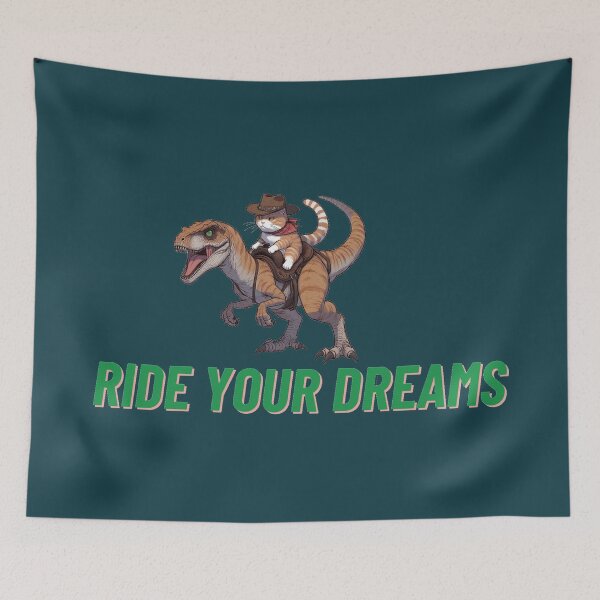 Item preview, CAT RIDING VELOCIRAPTOR 2 designed and sold by Demigrancias.