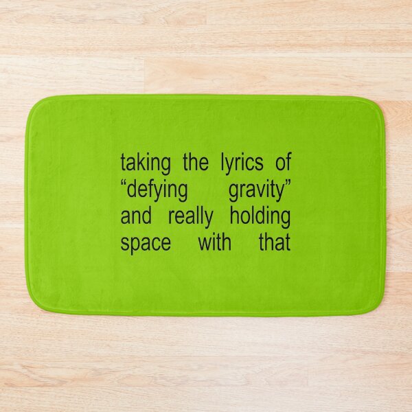 Item preview, Holding Space Defying Gravity Lyrics designed and sold by Caring Hearts.