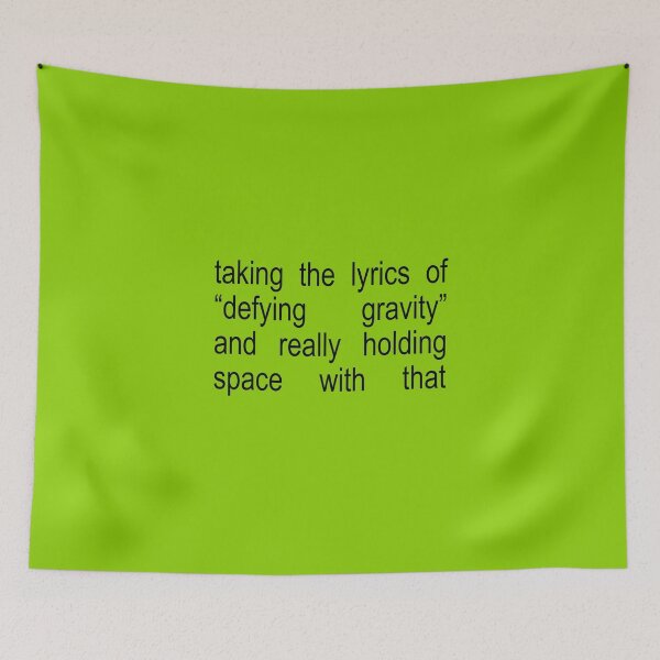 Item preview, Holding Space Defying Gravity Lyrics designed and sold by Caring Hearts.