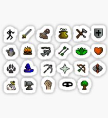 Oldschool Runescape Skill Stickers Sticker