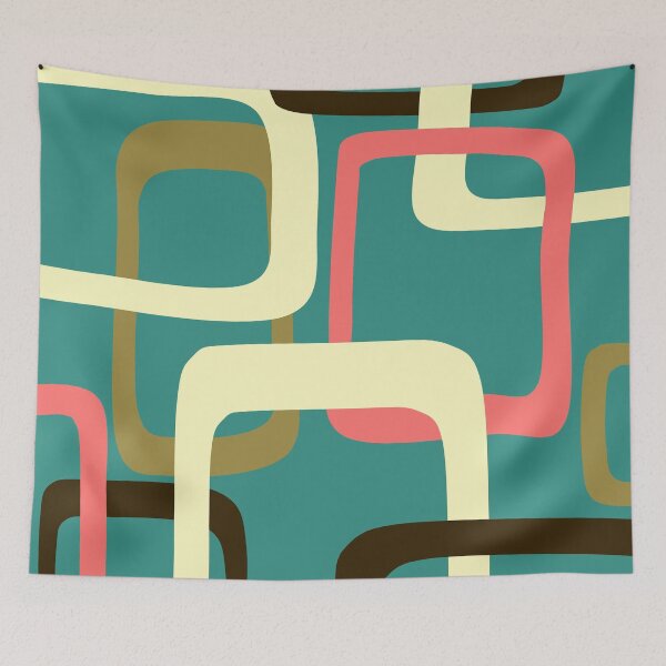 Item preview, Iconic Multicolored 50S Mid Century Modern Pattern designed and sold by Deutschic.