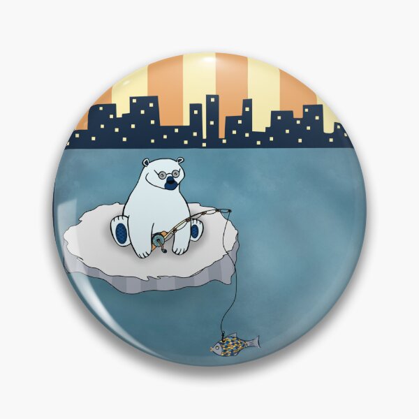 Item preview, Polar Bear Fishing designed and sold by JEKprints.
