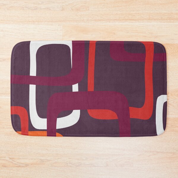 Item preview, Cozy 50S Mid Century Modern Pattern in Autumnal Colors designed and sold by Deutschic.