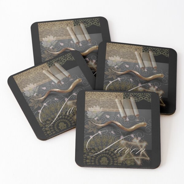 Item preview, Shofar Horn Daven Jewish Religious Icons Religious Montage Design designed and sold by EarthArtDesigns.
