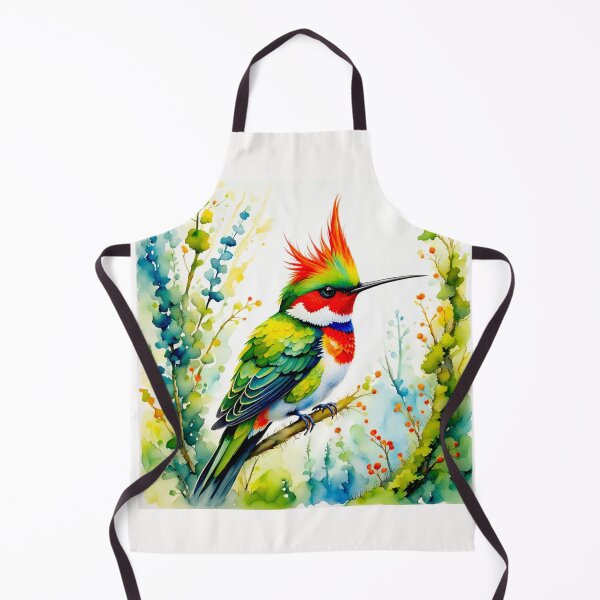 Item preview, REDCRESTED COQUETT Lophornis delattrei Topetinho Ruivo v2 designed and sold by Helios Be. Lavsh.