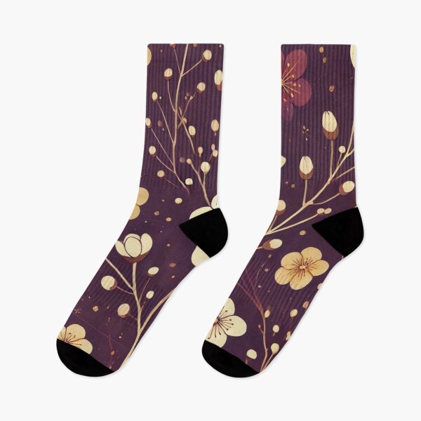 Item preview, Golden Blossoms: Delicate Floral Symphony designed and sold by LyssasMindArt.
