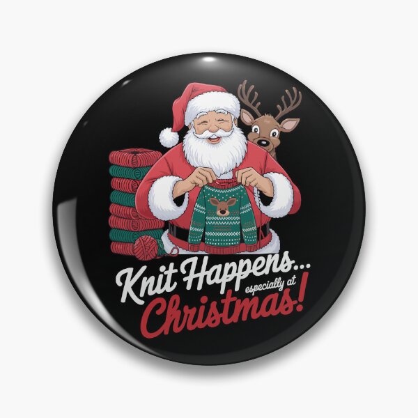Item preview, Knit Happens Funny Christmas Santa Sweater designed and sold by tshirtexpressiv.