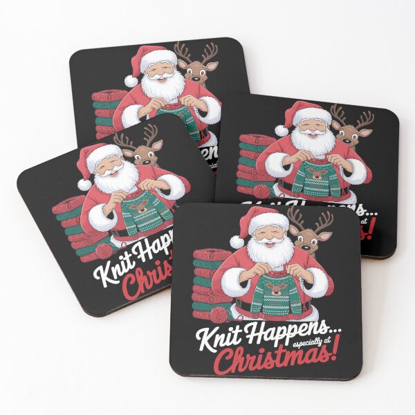 Item preview, Knit Happens Funny Christmas Santa Sweater designed and sold by tshirtexpressiv.