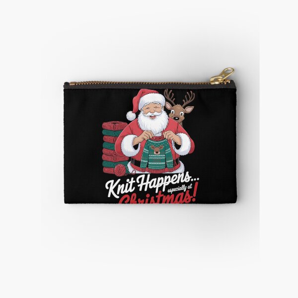 Item preview, Knit Happens Funny Christmas Santa Sweater designed and sold by tshirtexpressiv.