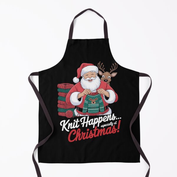 Item preview, Knit Happens Funny Christmas Santa Sweater designed and sold by tshirtexpressiv.
