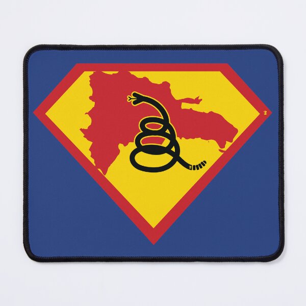 Item preview, DOMINICAN REPUBLIC - Freedom Is The Superpower - Modern Gadsden Snake Flag - Dont Tread On Me SUPERHERO design designed and sold by pelagio.