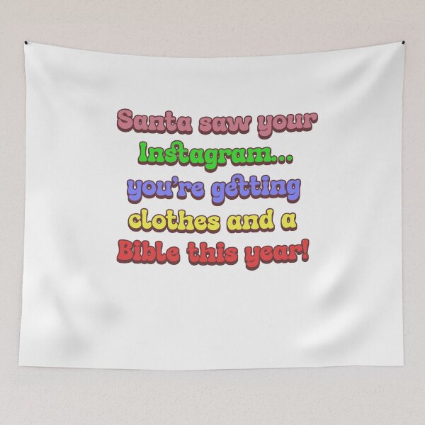 Item preview, Santa saw your Instagram designed and sold by SCX03.