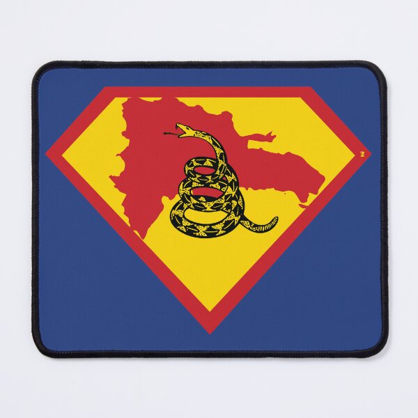 Item preview, DOMINICAN REPUBLIC - Freedom Is The Superpower - Gadsden Snake Flag - Dont Tread On Me SUPERHERO design designed and sold by pelagio.