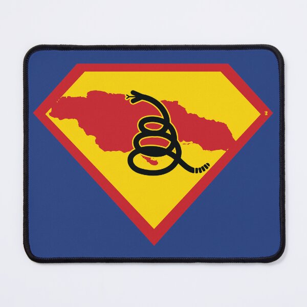 Item preview, JAMAICA - Freedom Is The Superpower - Modern Gadsden Snake Flag - Dont Tread On Me SUPERHERO design designed and sold by pelagio.