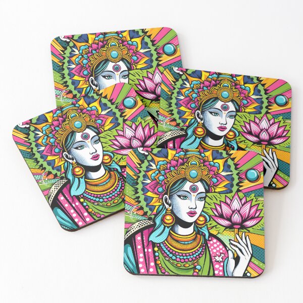 Item preview, Pop Divinity: The Vibrance of the Goddess designed and sold by mythara-art.