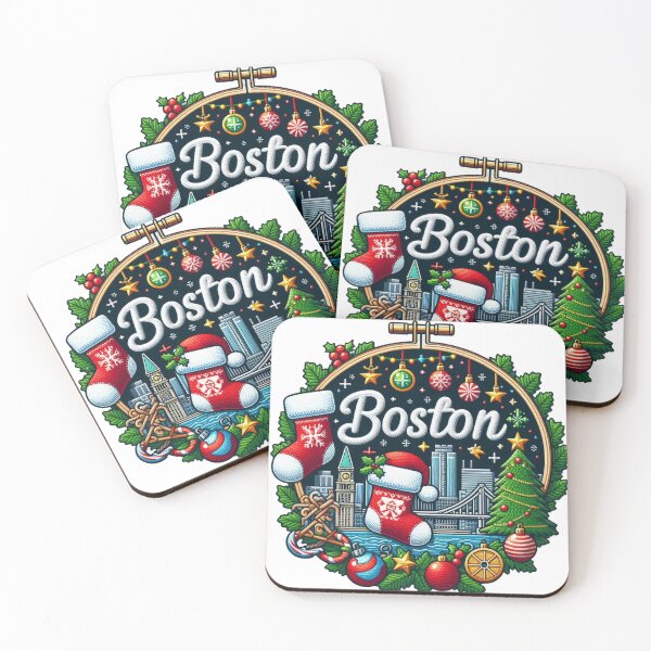 Item preview, Christmas in Boston: Festive City Vibes designed and sold by LavIsInTheAir.