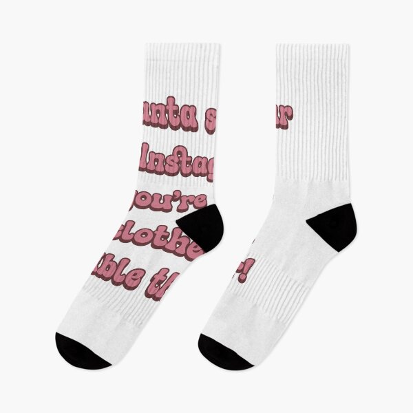 Item preview, Santa saw your Instagram pink designed and sold by SCX03.