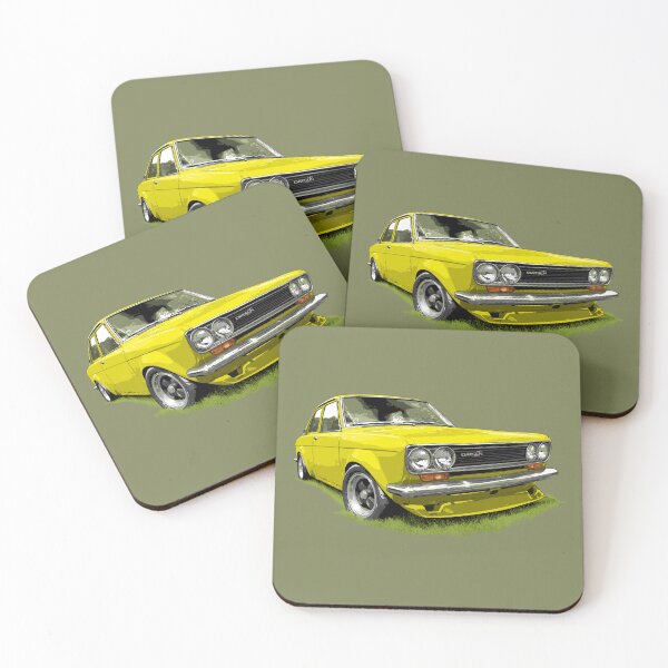 Item preview, Yellow 71 Datsun 510 / 1600 designed and sold by Glenn Mueller.