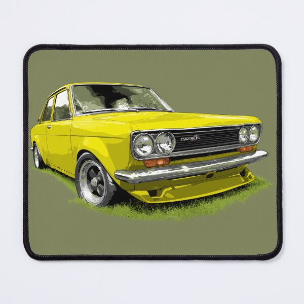 Item preview, Yellow 71 Datsun 510 / 1600 designed and sold by Glenn Mueller.