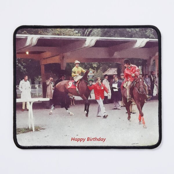 Item preview, HORSERACING HAPPY BIRTHDAY C2023 Steve Yellowbear designed and sold by SteveYellowbear.