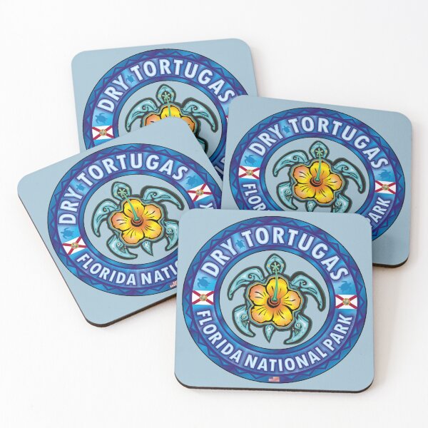 Item preview, Dry Tortugas National Park Florida sea turtle hibiscus designed and sold by studioss76.