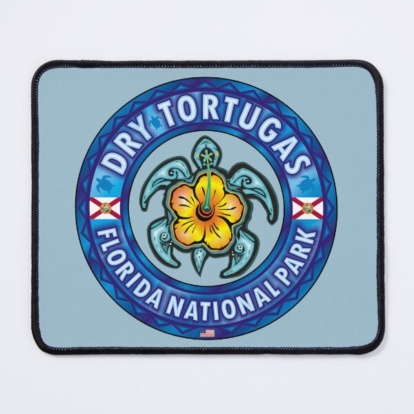 Item preview, Dry Tortugas National Park Florida sea turtle hibiscus designed and sold by studioss76.
