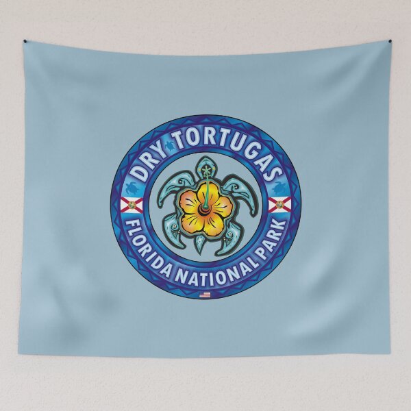 Item preview, Dry Tortugas National Park Florida sea turtle hibiscus designed and sold by studioss76.