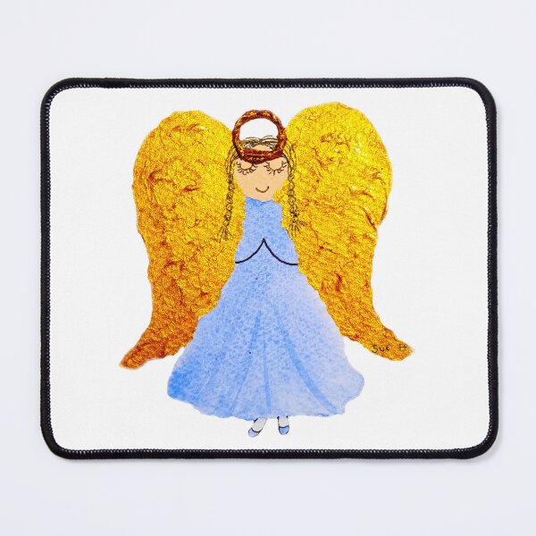 Item preview, Christmas Angel in Blue designed and sold by FancifulsBySue.
