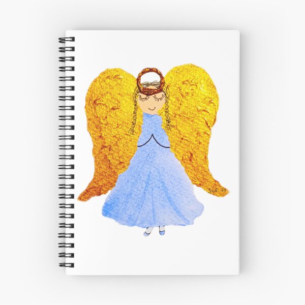 Item preview, Christmas Angel in Blue designed and sold by FancifulsBySue.