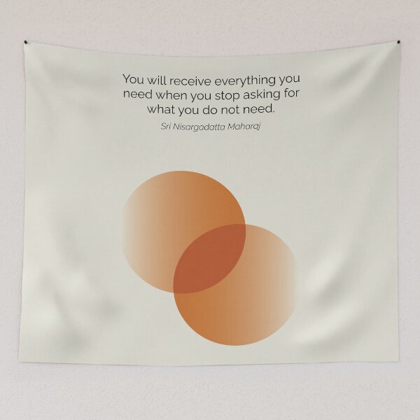 Item preview, Nisargadatta Maharaj Philosophy Hinduism Quote Artwork designed and sold by kakarikihill.