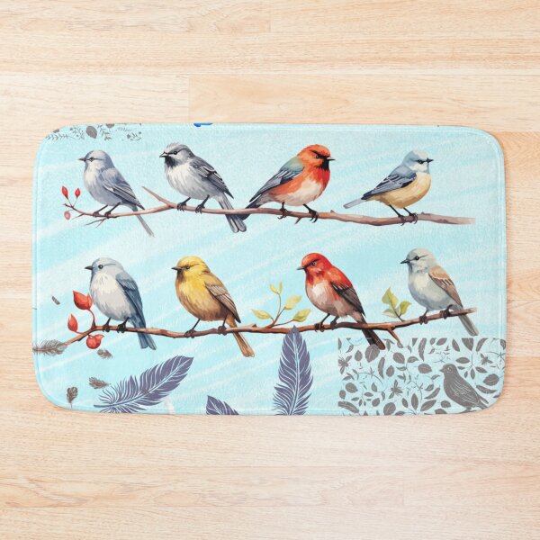 Item preview, Birdies on a branch designed and sold by lindosilks.
