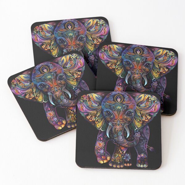 Item preview, Stylized Elephant 5 designed and sold by HarmonyTheKoala.
