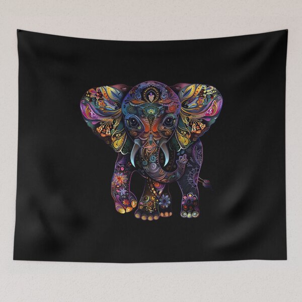 Item preview, Stylized Elephant 5 designed and sold by HarmonyTheKoala.