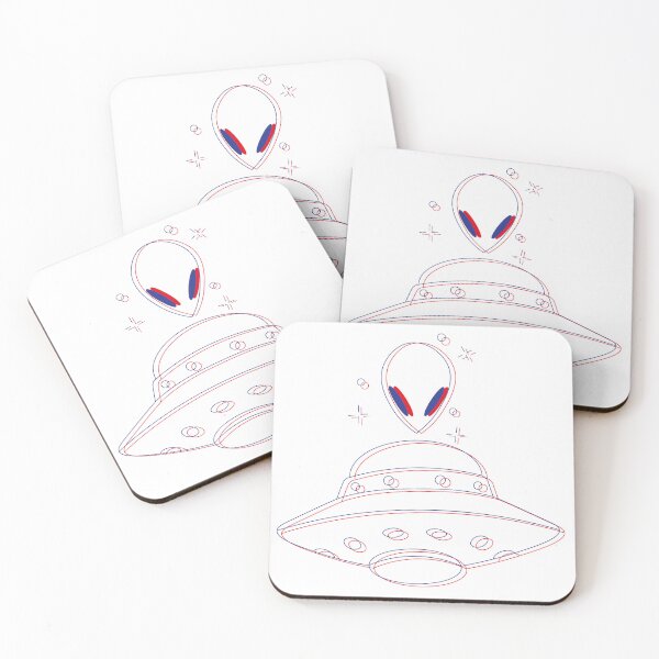 Item preview, 3D Alien & UFO designed and sold by ApathyStudios.