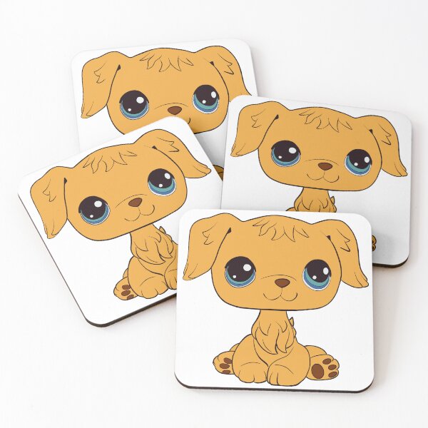 Item preview, Littlest Pet Shop golden retriever dog designed and sold by ksski.