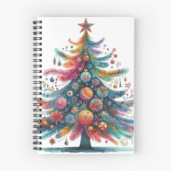 Item preview, Whimsical Wonder: Colorful Christmas Tree of Joy designed and sold by TeetasticBtque.