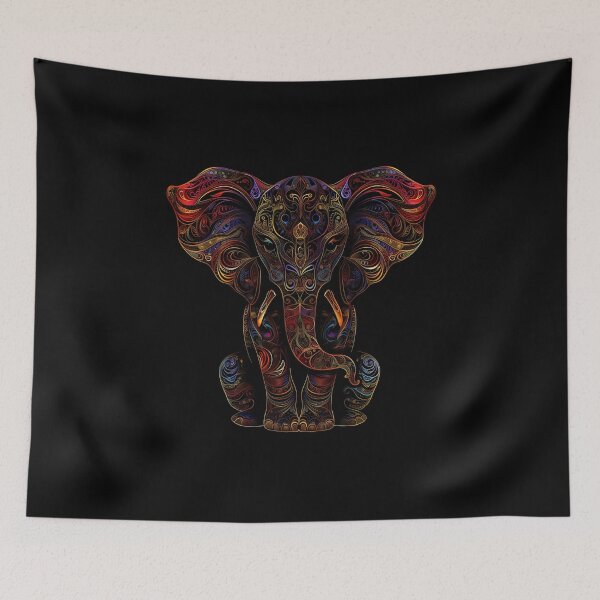 Item preview, Stylized Elephant 7 designed and sold by HarmonyTheKoala.